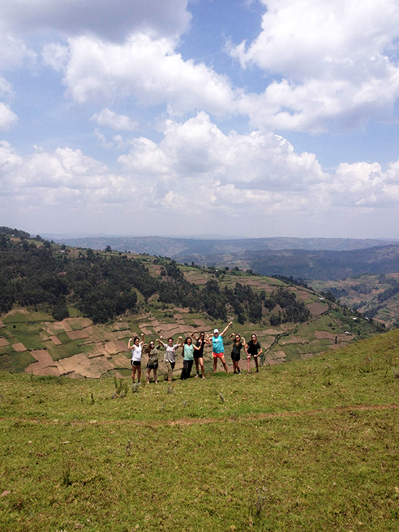 Hiking in the mountains